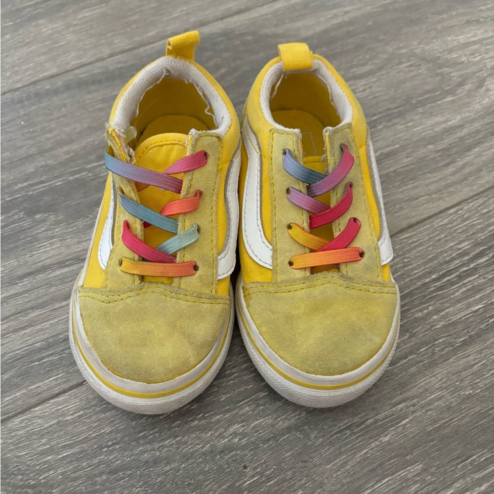Toddler girl vans size 8